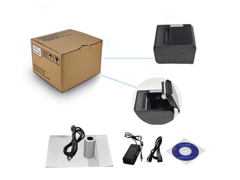 80mm Auto Cutter Driver Desktop Receipt Printer factory